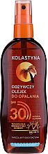 Парфумерія, косметика Водостійка захисна олія для засмаги SPF30 - Kolastyna
