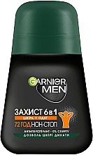 Парфумерія, косметика Кульковий дезодорант-антиперспірант для тіла для чоловіків "Захист 6 в 1" - Garnier Men 