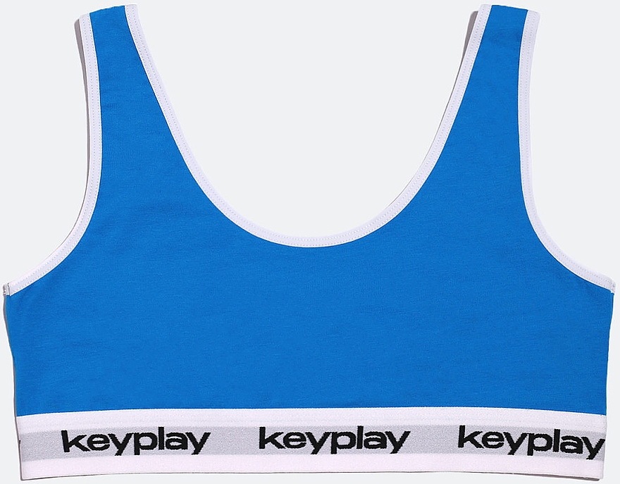 Комплект белья для женщин "Base Sea", топ + трусики-бикини, голубой - Keyplay — фото N2