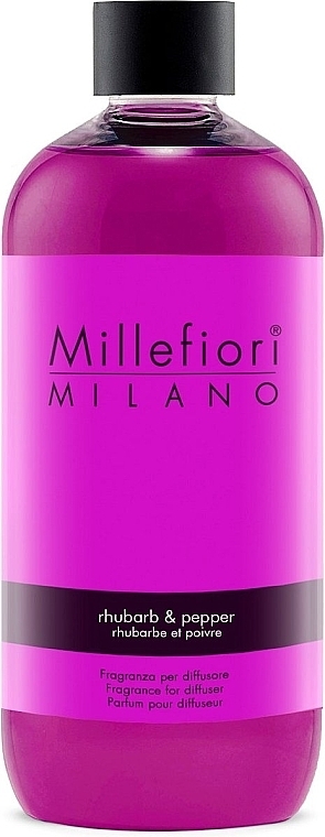Аромадифузор - Millefiori Milano Rhubarb & Pepper Fragrance Diffuser (змінний блок) — фото N2