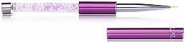 Кисть для декорирования ногтей, 7 мм, фиолетовая - Sleek Shine — фото N1