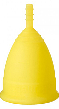 Менструальна чаша, модель 2, жовта - Lunette Reusable Menstrual Cup Yellow Model 2 — фото N2