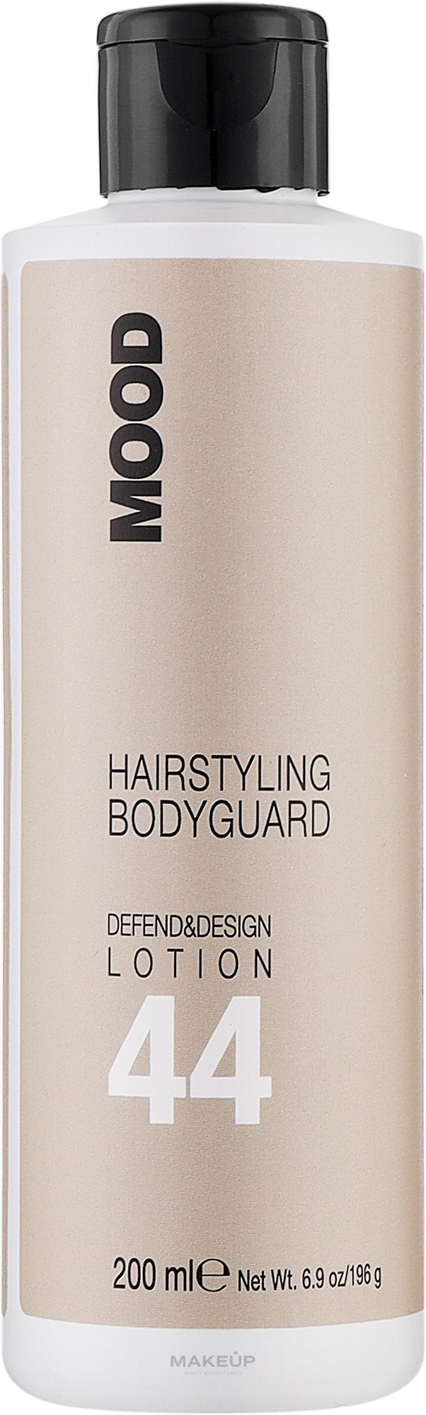 Фіксувальний гель для волосся з міцною та еластичною фіксацією - Mood Hairstyling Bodyguard Defender Design Lotion No.44 — фото 200ml