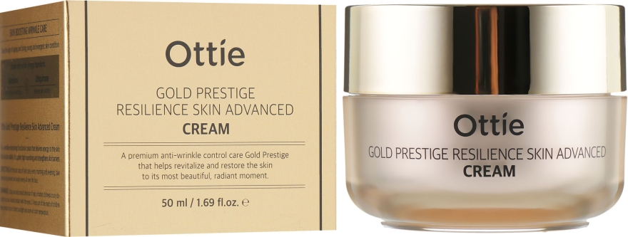 Антивозрастной крем для упругости кожи лица - Ottie Gold Prestige Resilience Advanced Cream