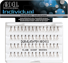 Набор пучковых ресниц - Ardell Duralash Naturals Short Brown Eye Lashes — фото N1