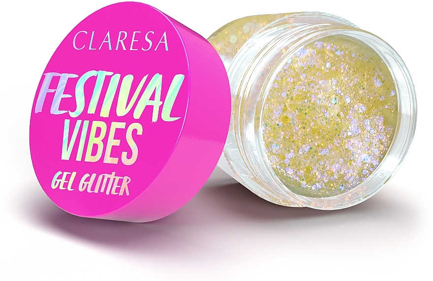 Глиттер для лица и тела - Claresa Festival Vibes — фото N1