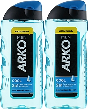 Духи, Парфюмерия, косметика Набор - Arko Men Cool (sh/gel/2x260ml)