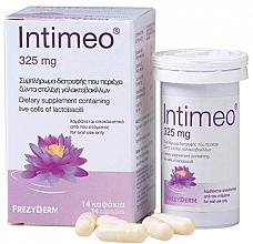 Дієтична добавка з живими стеблами лактобацил, 325 мг - Frezyderm Intimeo — фото N1