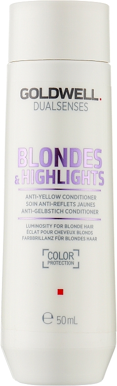 УЦЕНКА Кондиционер против желтизны для осветленных волос - Goldwell Dualsenses Blondes&Highlights Anti-Yellow Conditioner * — фото N4