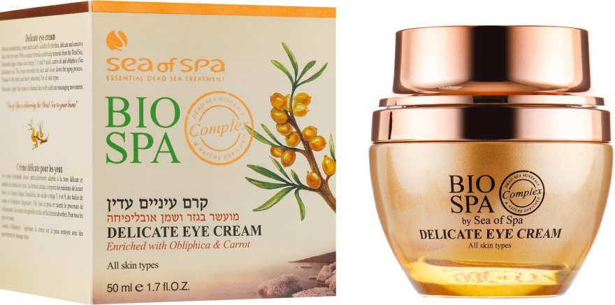 Ніжний крем для шкіри навколо очей - Sea of Spa Bio Spa Delicate Eye Cream 