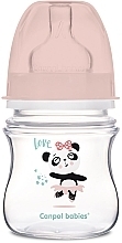 Парфумерія, косметика Пляшка з широким отвором "Easystart Exotic Animals" антиколікова, 120 мл, рожева - Canpol Babies