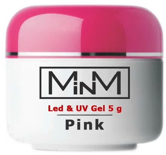 Гель прозорий - M-in-M LED Pink — фото N1