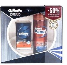 Духи, Парфюмерия, косметика Набор - Gillette Fusion ProGlide Power (gel/200ml + balm/50ml)