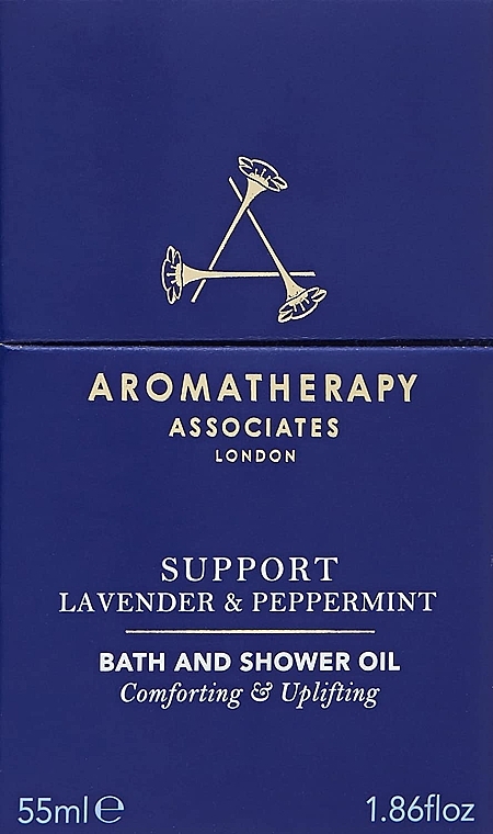 Олія для ванни й душу з лавандою і м'ятою - Aromatherapy Associates Support Lavender & Peppermint Bath & Shower Oil — фото N3