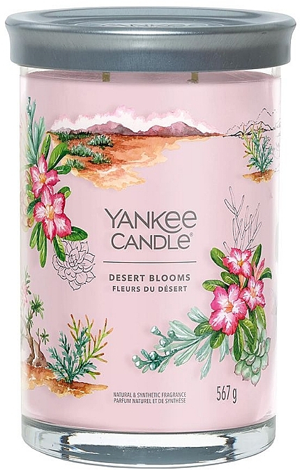 Ароматическая свеча в стакане "Desert Blooms" 2 фитиля - Yankee Candle Signature Tumbler — фото N1