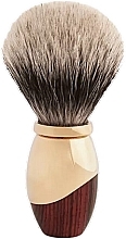 Парфумерія, косметика Помазок для гоління, сірий - Plisson European Grey Shaving Brush