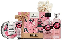 Духи, Парфюмерия, косметика Подарочный набор, 5 предметов - The Body Shop British Rose Medium Gift Box