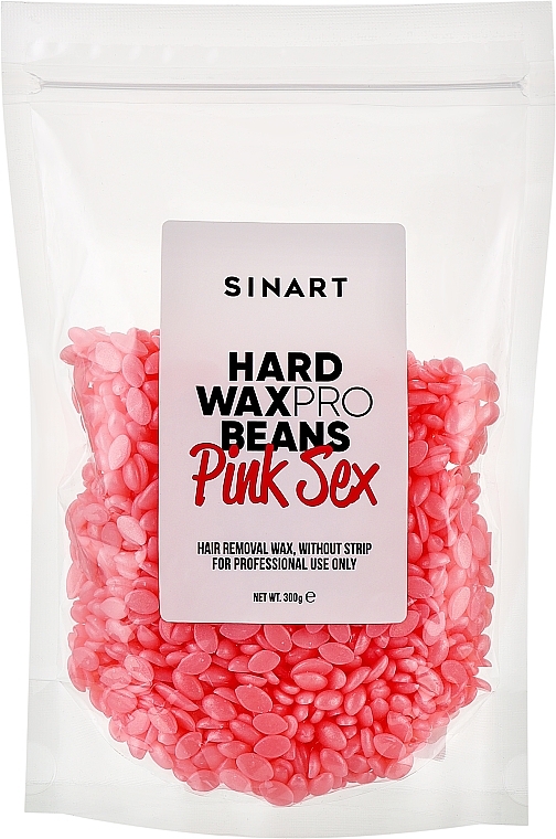 Воск для депиляции в гранулах - Sinart Hard Waxpro Beans Pink Sex — фото N1