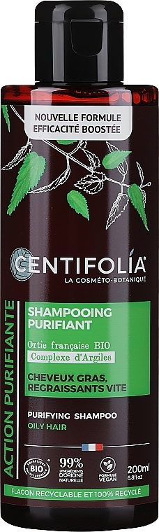 Очищувальний шампунь для жирного волосся - Centifolia Purifying Shampoo — фото N1