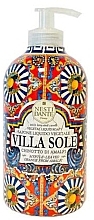 Парфумерія, косметика Рідке мило з ароматом лимона та білих квітів - Nesti Dante Villa Sole Vegetal Liquid Soap
