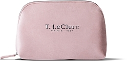 Косметичка, розовая - T.LeClerc Make Up Bag Velour Pink — фото N1