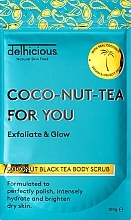 Духи, Парфюмерия, косметика Скраб для тела с кокосом и маслами - Delhicious Coco-Nut-Tea For You Coconut Black Tea Body Scrub