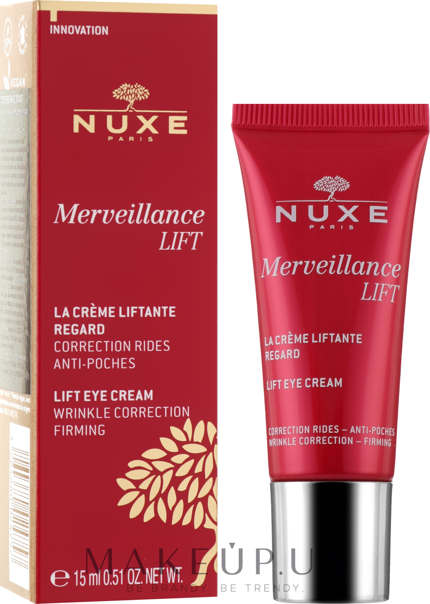 Лифтинг-крем для кожи вокруг глаз - Nuxe Merveillance Lift Lift Eye Cream — фото 15ml