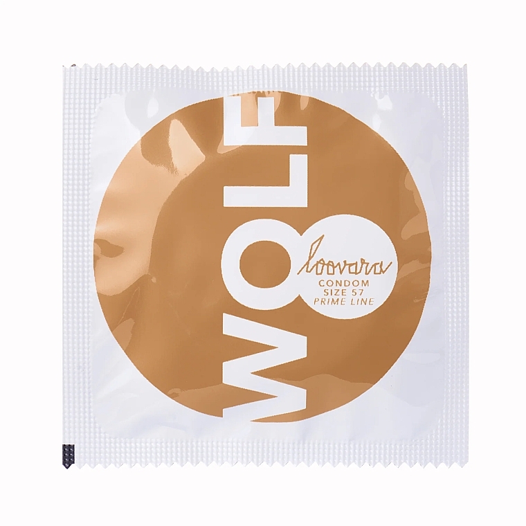 Презервативи латексні 57 мм, 12 шт. - Loovara Wolf Condoms Size 57 — фото N2