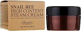 Крем з муцином равлика й бджолиною отрутою - Benton Snail Bee High Content Steam Cream (міні) — фото N2