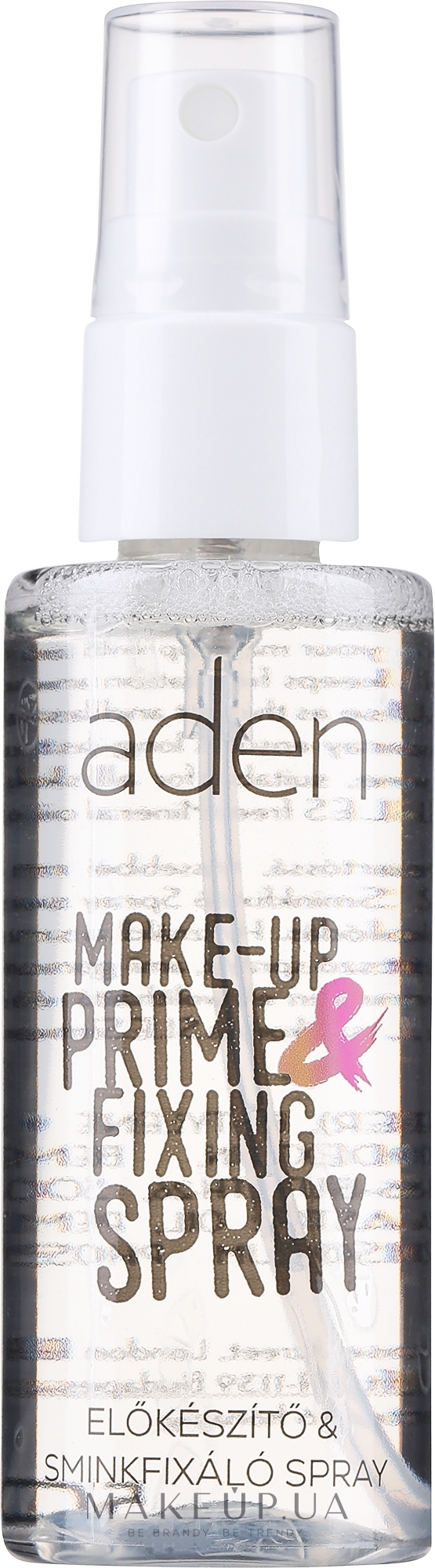 Спрей-фіксатор макіяжу - Aden Cosmetics Make-Up Primer And Fixing Spray — фото 50ml