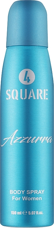 4 Square Azzura For Women - Парфумований дезодорант-спрей — фото N1