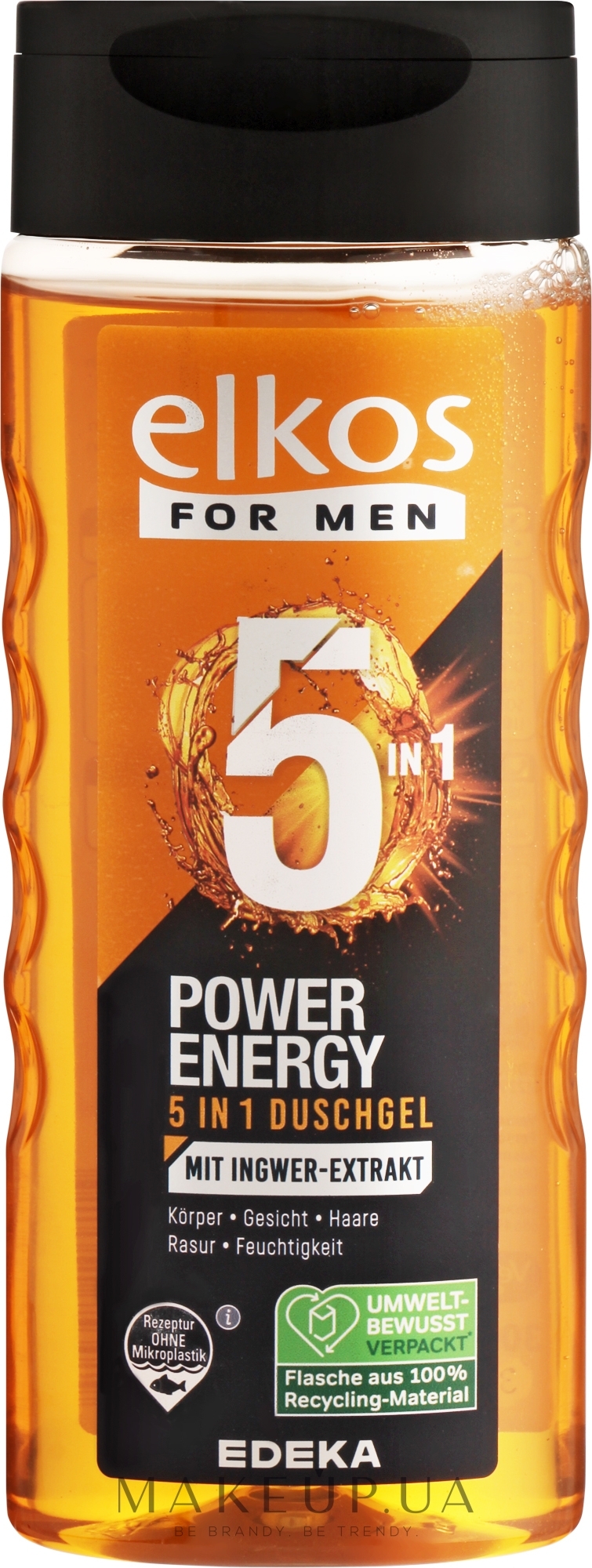Гель для душа для мужчин - Elkos Men 5in1 Power Energy — фото 300ml