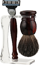 Набір для гоління, 75112 - Hans Baier (razor/1pc + brush/1pc) — фото N1