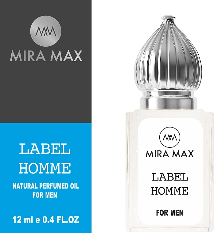 Mira Max Label Homme - Парфюмированное масло для мужчин — фото N1