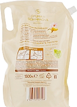 Жидкое мыло с миндальным молоком и маслом карите - Spuma di Sciampagna Liquid Soap (дой-пак) — фото N2