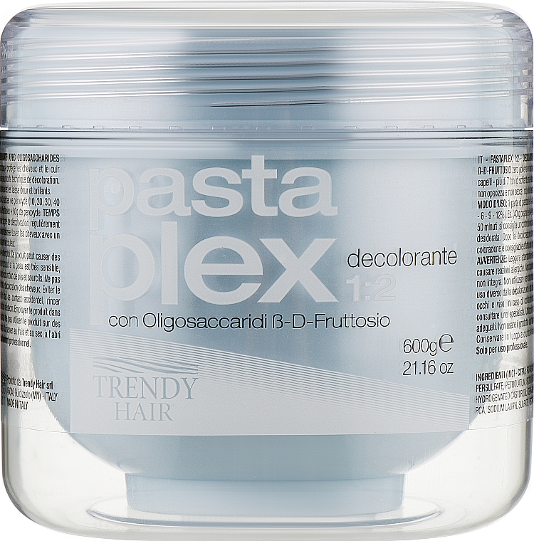 Паста для осветления волос с Олиго-Сахаридами и Фруктозой - Trendy Hair Pastaplex — фото N3