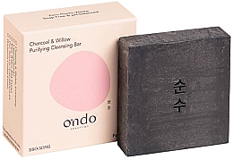 Парфумерія, косметика Мило з вугіллям для обличчя та тіла - Ondo Beauty 36.5 Charcoal & Willow Purifying Cleansing Bar