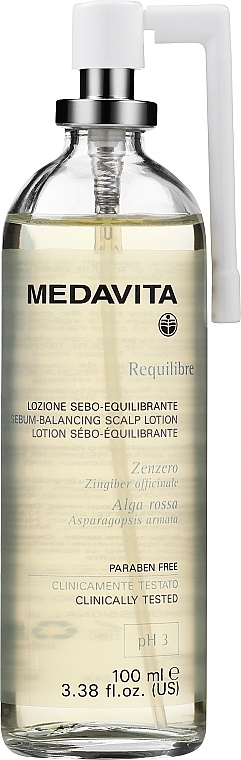 Себорегулювальний спрей для шкіри голови - Medavita Requilibre Sebum Balancing Spray — фото N1