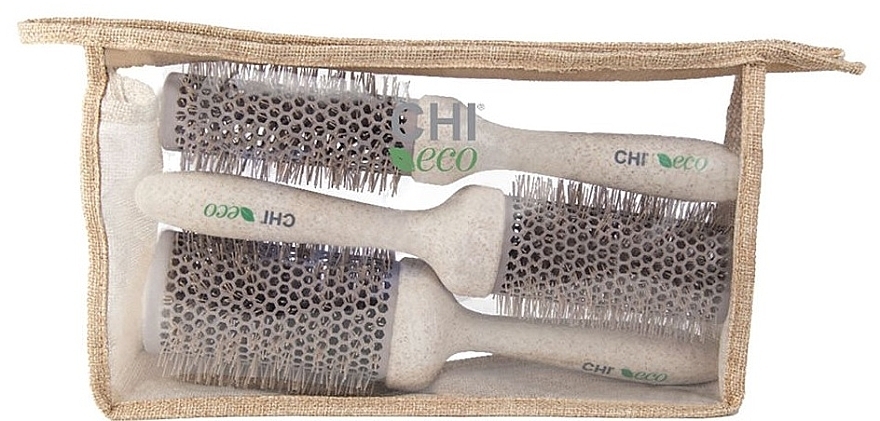Набор расчесок - Chi Eco (brush/3pc + bag) — фото N1