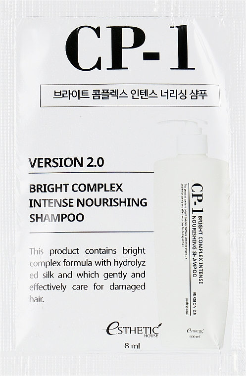 Протеиновый шампунь с коллагеном - Esthetic House CP-1 Bright Complex Intense Nourishing Shampoo (пробник) — фото N1