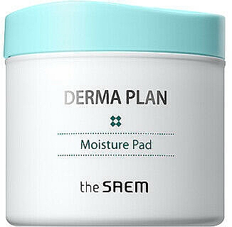 Зволожувальні диски для обличчя - The Saem Derma Plan Moisture Pad — фото N1