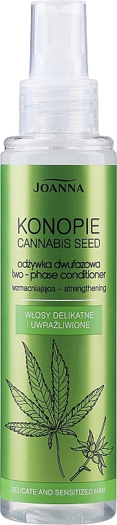 Двухфазный укрепляющий спрей-кондиционер - Joanna Cannabis Seed Two-Phase Conditioner — фото N1