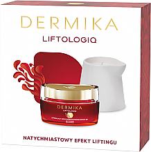 Парфумерія, косметика Набір - Dermika Liftologiq 50+ (cream/50ml + candle)