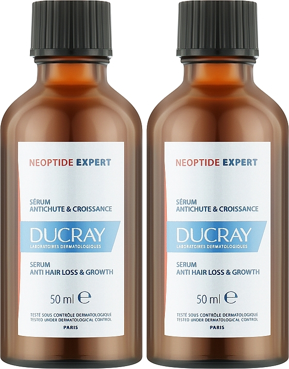 Сыворотка двойного действия от выпадения и для роста волос - Ducray Neoptide Expert Serum Anti-Hair Loss & Growth — фото N2