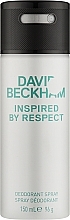 David Beckham Inspired by Respect - Дезодорант аерозольний — фото N1