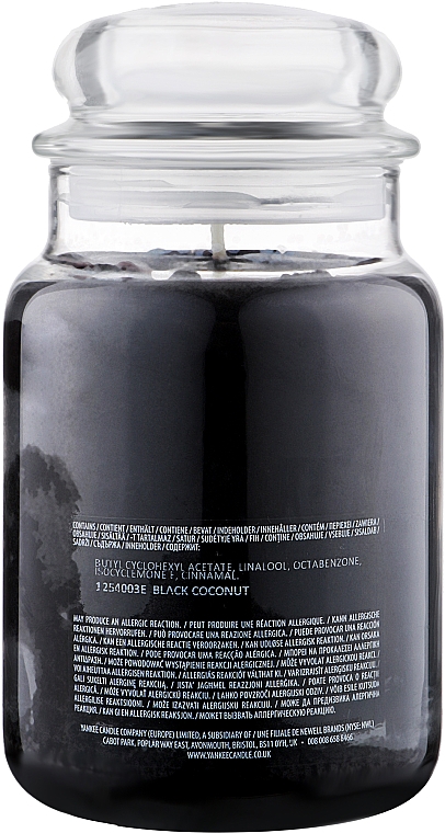 Ароматична свічка "Чорний кокос" - Yankee Candle Black Coconut — фото N6