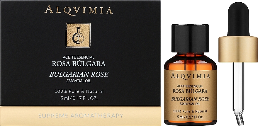 Эфирное масло болгарской розы - Alqvimia Bulgarian Rose Essential Oil — фото N2