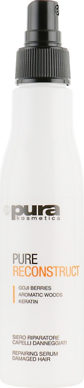 Відновлювальна сироватка для пошкодженого волосся - Pura Kosmetica Pure Reconstruct Serum — фото N1