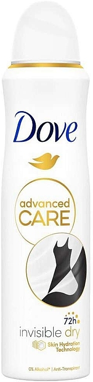 Дезодорант-антиперспирант "Невидимый" - Dove Advanced Care Invisible Dry Antiperspirant Deodorant Spray — фото N2