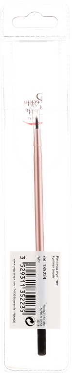 Кисть для подводки глаз, 135223, розовое золото - Peggy Sage Eyeliner — фото N2